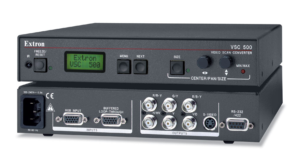EXTRON VSC 500 Conversor de barrido de señales de ordenador de alta resolución a vídeo